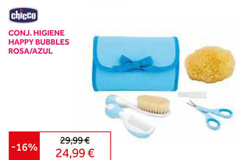 Prénatal Conj. Higiene happy Bubbles Rosa/ Azul promoção