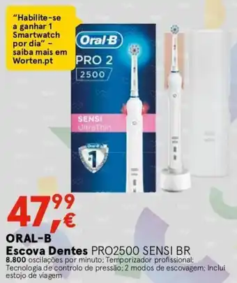 Worten ORAL-B Escova Dentes PRO2500 SENSI BR promoção