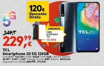 Worten TCL Smartphone 20 5G 128GB promoção