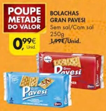 Pingo Doce Bolachas Gran Pavesi 250g promoção