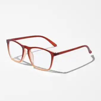 Claire's Brown & beige ombre clear lens frames promoção