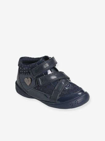 Vertbaudet Botas em pele, para menina, coleção autonomia - azul escuro... promoção