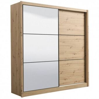 Roupeiro portas deslizantes com espelho navara 215cm