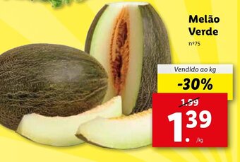 Lidl Melao Verde promoção