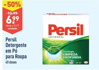 ALDI Detergente persil promoção