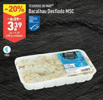 ALDI Bacalhau desfiado promoção