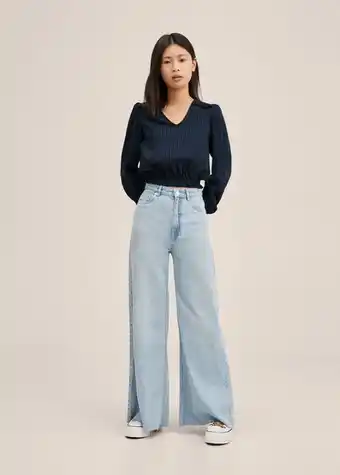 Mango Blusa com textura de fio promoção