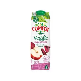 ALDI Compal veggie sumo maçã-beterraba promoção