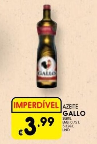 Meu Super Azeite Gallo promoção