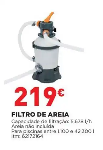Bricomarché Filtro de Areia promoção