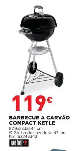 Bricomarché Barbecue A carvao Compact Ketle promoção