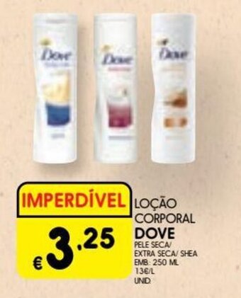 Meu Super Locao Corporal Dove promoção