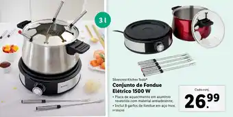 Lidl Conjunto de Fondue Eletrica 1500W promoção