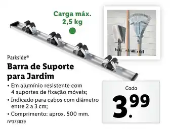 Barra de Suporte para Jardim