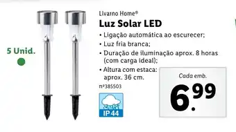 Lidl Luz Solar Led promoção