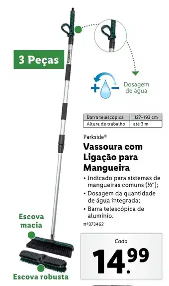 Lidl Vassoura com Ligacao para Mangueira promoção