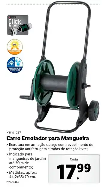 Lidl Carro Enrolador para Mangueira promoção