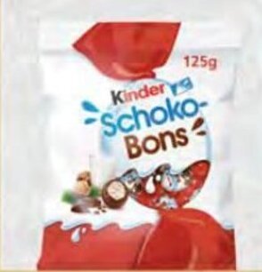 Pingo Doce Schokobons Kinder 125g promoção