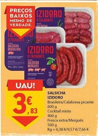 E.Leclerc Salsicha promoção