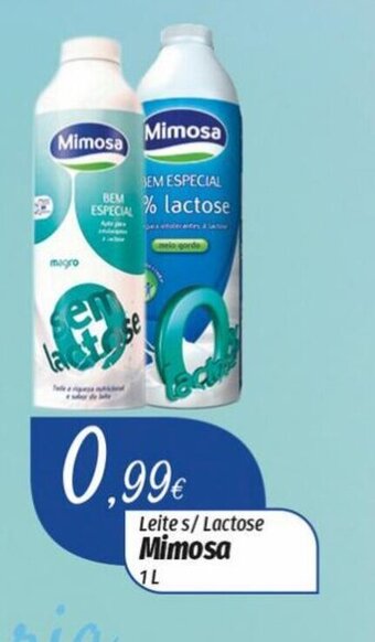Miranda Supermercados Leite s/ Lactose Mimosa 1L promoção