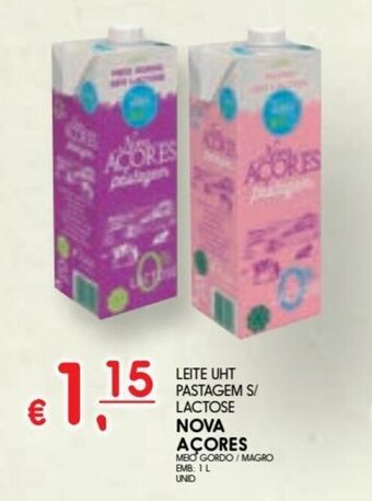 Meu Super Leite Uht Pastagem s/ Lactose Nova Acores promoção