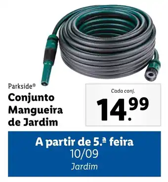 Lidl Conjunto Mangueira de Jardim promoção