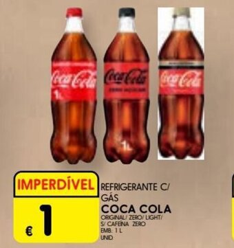 Meu Super Refrigerante c/ gas Coca Cola 1L promoção