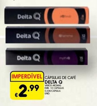 Capsulas de Cafe Delta Q