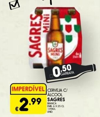 Meu Super Cerveja c/ Alcool Sagres promoção