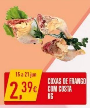Miranda Supermercados Coxa de frango promoção