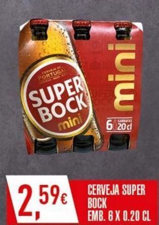 Miranda Supermercados Cerveja super bock promoção