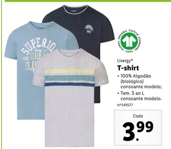 Lidl Livergy T-Shirt promoção