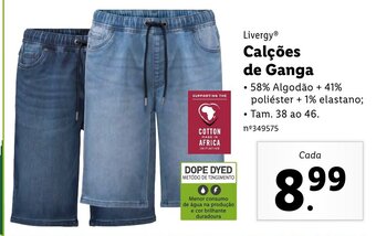 Livergy Calções de Ganga