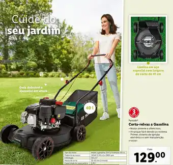 Lidl Parkside Corta-relvas a Gasolina promoção