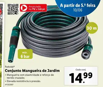 Lidl Parkside Conjunto Mangueira de Jardim promoção