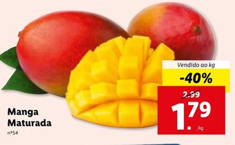 Lidl Manga Maturada promoção