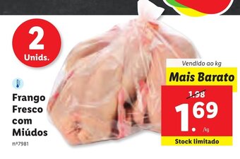 Lidl Frango Fresco com Miúdos promoção