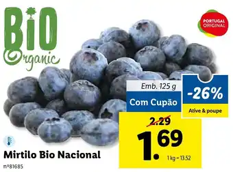 Mirtilo Bio Nacional 125g