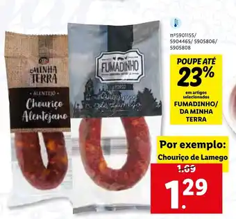 Lidl Chouriço de Lamego/Fumadinho/da Minha Terra promoção