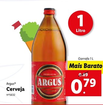 Lidl Argus Cerveja 1L promoção