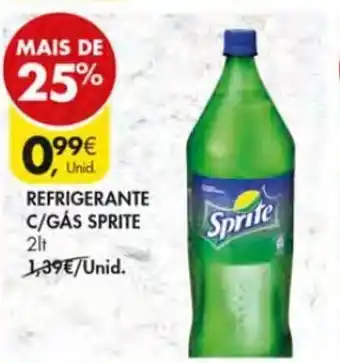 Pingo Doce Refrigerante C/Gás Sprite 2lt promoção