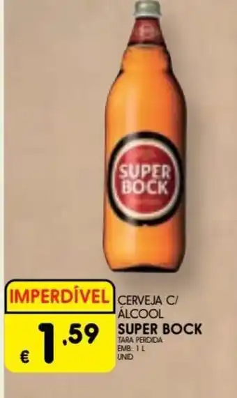 Meu Super Cerveja c/ Alcool Super Bock 1L promoção