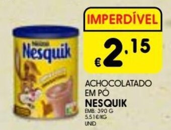 Meu Super Achocolatado em po Nesquik 390g promoção