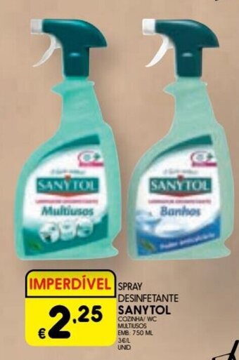 Meu Super Spray Desinfetante Sanytol 750ml promoção