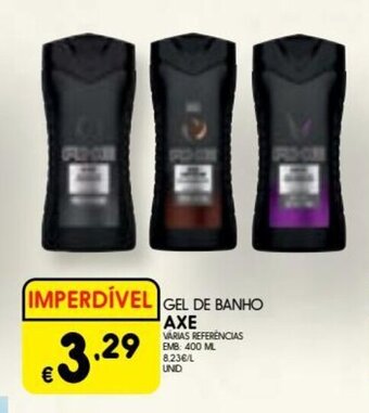 Meu Super Gel de Banho Axe promoção