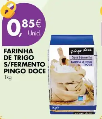Pingo Doce Farinha de Trigo s/ Fermento Pingo Doce 1kg promoção