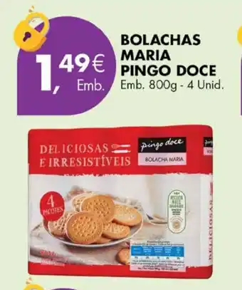 Pingo Doce Bolachas Maria Pingo Doce 800g promoção