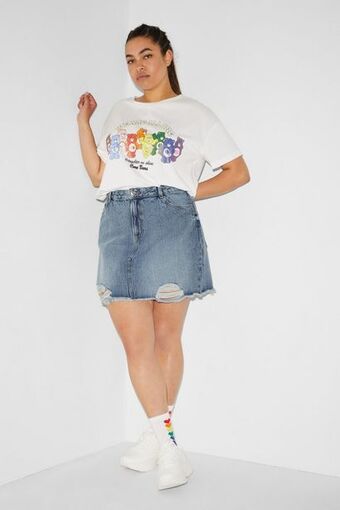 C&A Clockhouse - denim skirt promoção