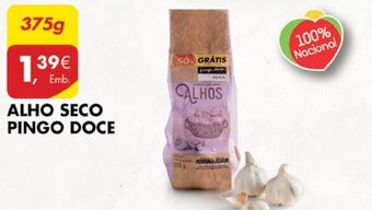 Pingo Doce Alho Seco Pingo Doce 375g promoção