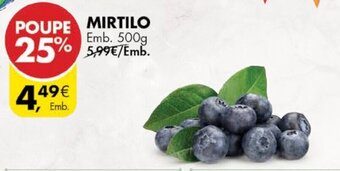 Pingo Doce Mirtilo 500g promoção